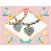 Djeco Design by Ékszerkészítő készlet Páros baráti szívek - Friendships and Hearts