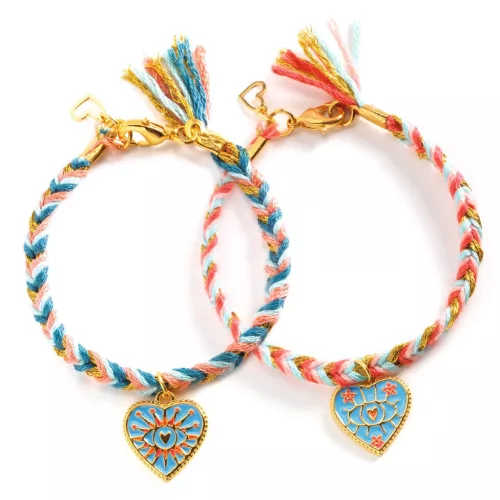 Djeco Design by Ékszerkészítő készlet Páros baráti szívek - Friendships and Hearts