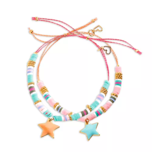 Djeco Design by Ékszerkészítő készlet Páros csillagok - Star Heishi