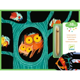   Djeco Design by Karckép technika Mesés állatok - Learning about animals