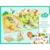Djeco Matricázós sztorik 3D Élet vidéken - Lift-up stickers - Farm