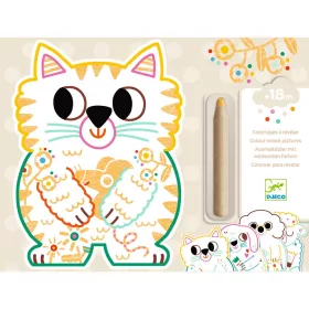   Djeco Design by Meglepetés színező Háziállatok - Domestic animals
