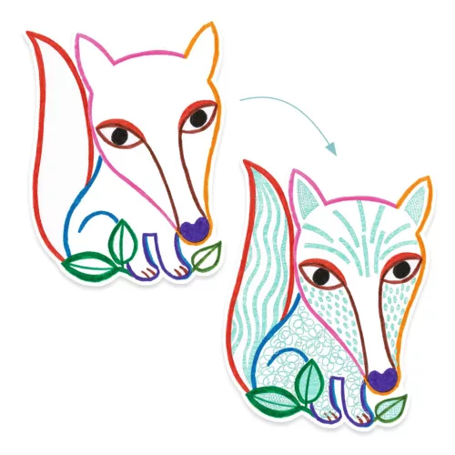 Djeco Design by Meglepetés színező Erdei barátok - Forest Friends