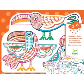   Djeco Design by Meglepetés színező Vadállatok - Wild families