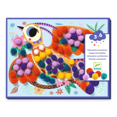 Djeco Design by Pompom-kép készítő Puha mintázatok - Assortments