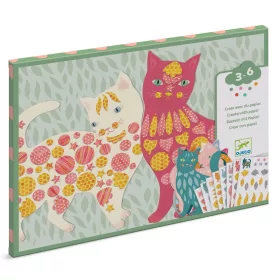   Djeco Matricázó képkészítés Cicák és macskák - Elodie’s cute cats