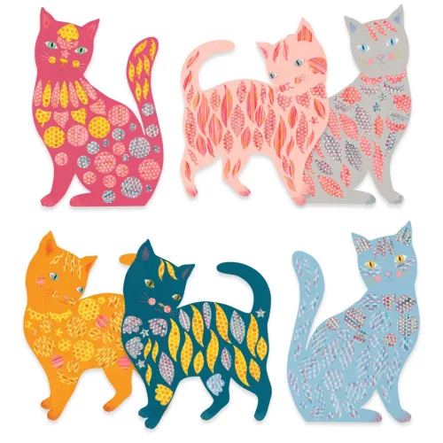 Djeco Matricázó képkészítés Cicák és macskák - Elodie’s cute cats