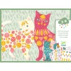 Djeco Matricázó képkészítés Cicák és macskák - Elodie’s cute cats