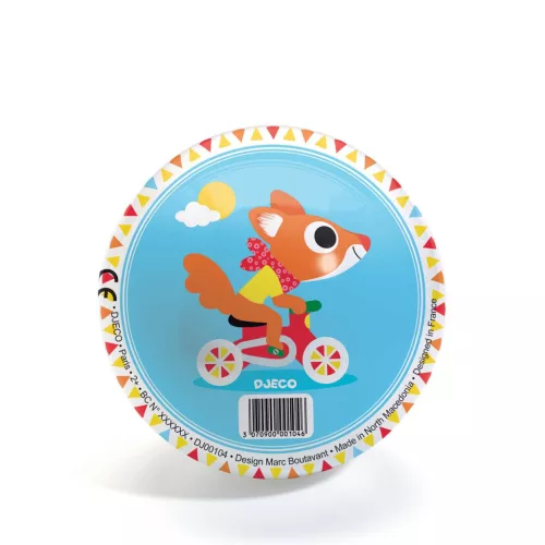 Djeco Gumilabda ∅ 12 cm Bájos verseny - Cute race Ball