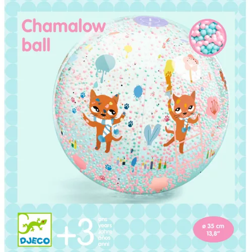 Djeco Felfújható labda Ø 35 cm Cicatappancs - Ballon gonflable Chamalow