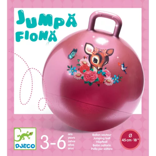 Djeco Ugrálólabda Ø 45 cm Fiona őzike - Jumpa Fiona