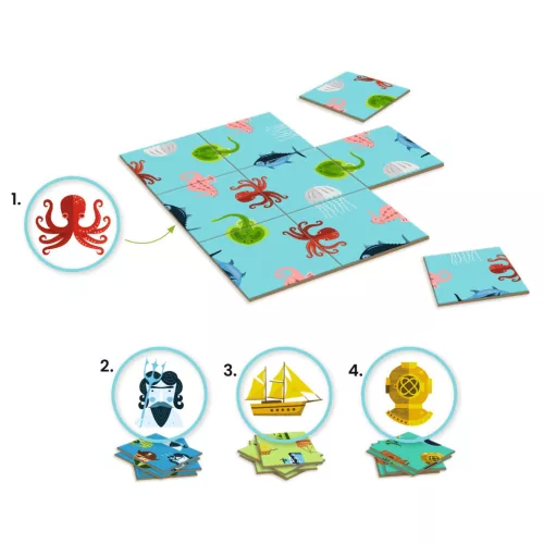 Djeco Logikai játék Lehetetlen Óceán - Ocean
