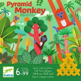 Djeco Társasjáték Majompiramis - Pyramid Monkey