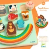Djeco Formaillesztő és egyensúlyépítő Szivárvány - Puzz & Boom Rainbow