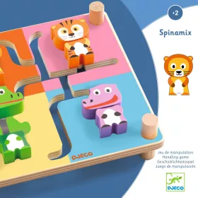 Djeco Felfedező játék Tekergő állatok - Spinamix