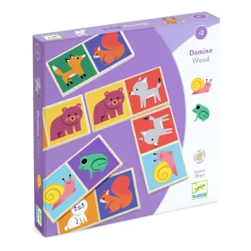Djeco Domino Egy az egyhez - Domino Wood