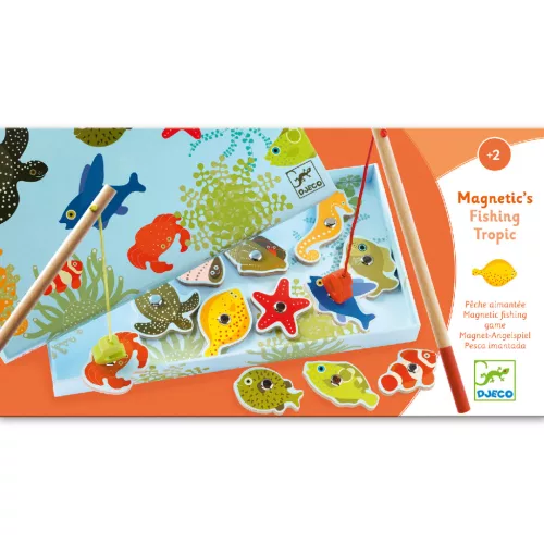 Djeco Horgász játék Trópusi horgászat - Tropical fishing