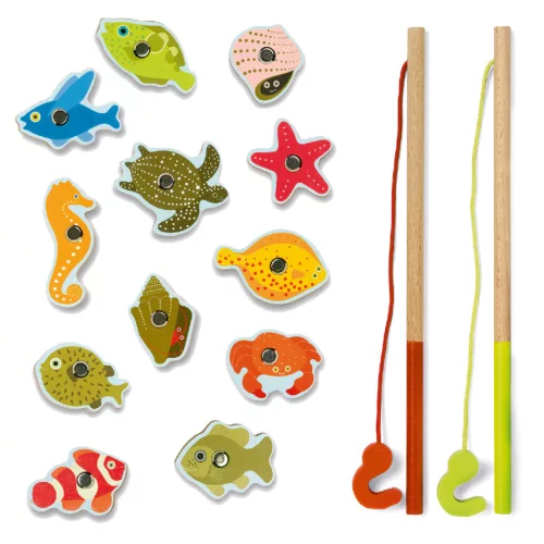 Djeco Horgász játék Trópusi horgászat - Tropical fishing