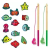 Djeco Horgász játék Színes horgászat - Coloured fishing