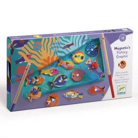 Djeco Horgász játék Halgrafika - Fishing graphic