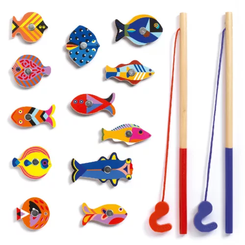 Djeco Horgász játék Halgrafika - Fishing graphic