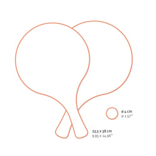 Djeco Strandjáték Ütőkészlet tenger - Beach rackets set - Sea