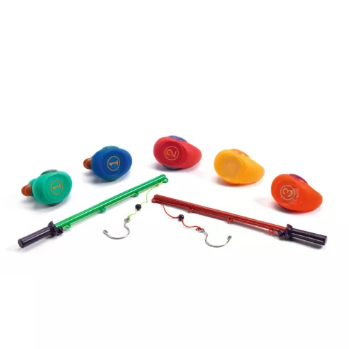 Djeco Horgász játék Szivárványos kacsák - Rainbow fishing ducks