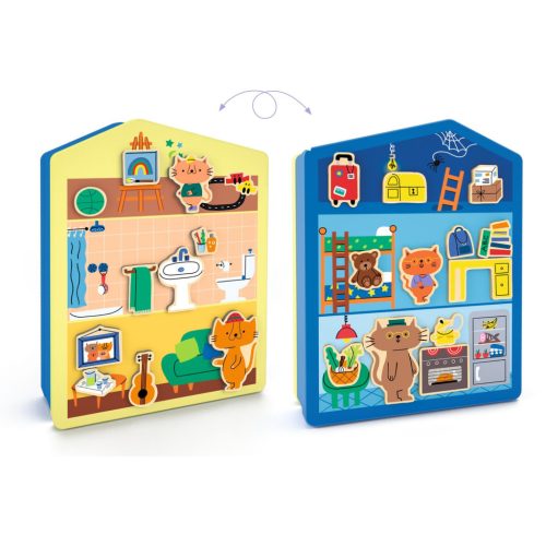 Djeco Mágneses képkirakó Házban - InZeHouse