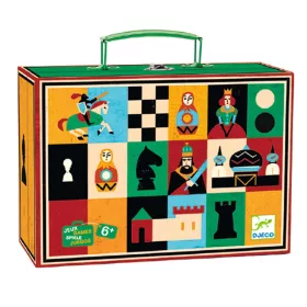   Djeco Társasjáték klasszikus Sakk Kínai sakk és Dáma - Chess+Checkers