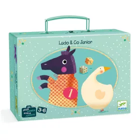Djeco Társasjáték klasszikus Ludo & Co. Junior
