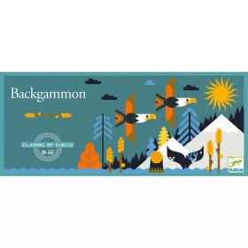 Djeco Társasjáték klasszikus Ostábla - Backgammon
