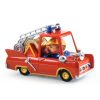 Djeco CRAZY MOTORS Játékautó Tűz Vitéz - Little fire truck
