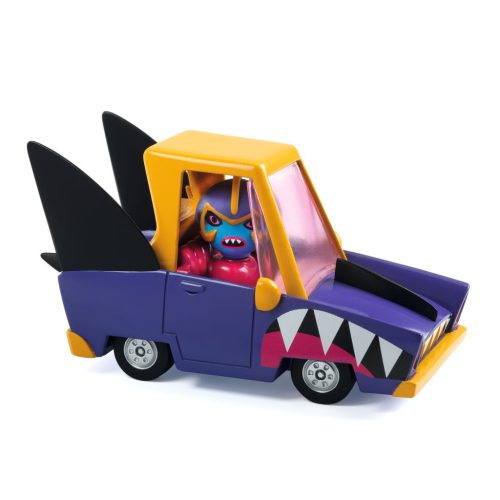 Djeco Grazy Motors CRAZY MOTORS játékautó Dulifuli Cápa - Shark N’Go