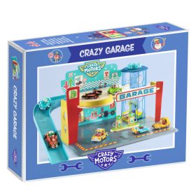 Djeco CRAZY MOTORS parkolóház Garázs - Garage