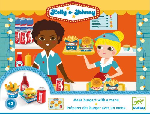Djeco Szerepjáték, Hamburgerező - Kelly & Johnny