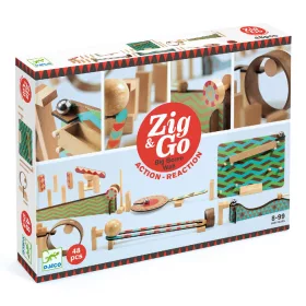 Djeco Építőjáték, Sokasodó, 48 db - Zig & Go 