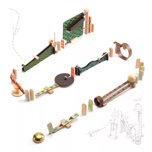 Djeco Építőjáték, Sokasodó, 48 db - Zig & Go 