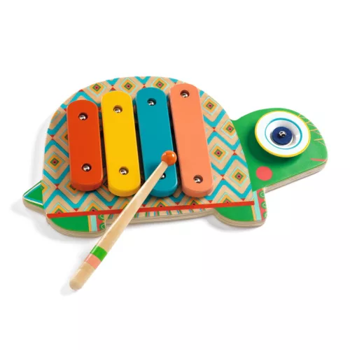 Djeco Animambo Játékhangszer Cintányér és xilofon - Cymbal & Xylophone