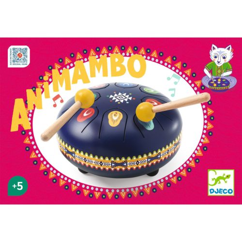 Djeco Játékhangszer Rezgőnyelves acél dob - Metal drum