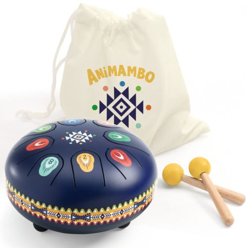 Djeco Játékhangszer Rezgőnyelves acél dob - Metal drum