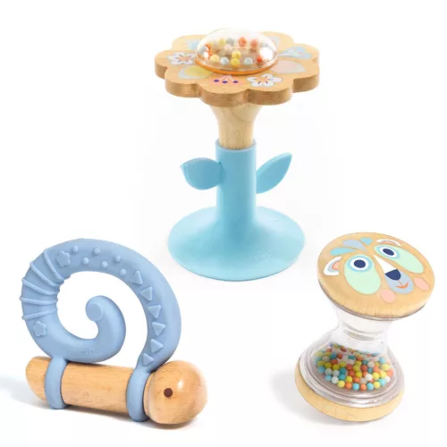 Djeco Bébi látogató készlet Első csörgő készlet - BabyGifti