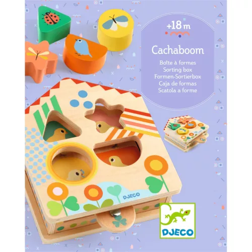 Djeco Formaillesztő Állati bújócska - Cachaboom