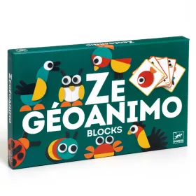 Djeco Képkirakó - Geometrikus állatképek