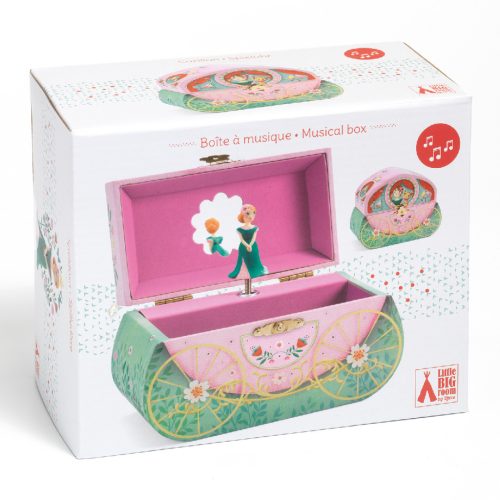 Djeco Zenélő ékszerdoboz Hintó-tartó - Carriage ride
