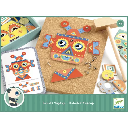 Djeco Kalapálós játék - Kip-kop robot
