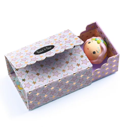 Djeco TINYLY álomvilág Lila apró szoba - Violet Tinyroom