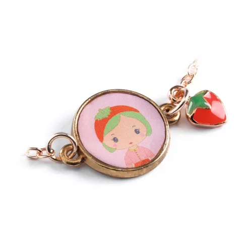 Djeco TINYLY álomvilág Eperke karkötő - Berry bracelet