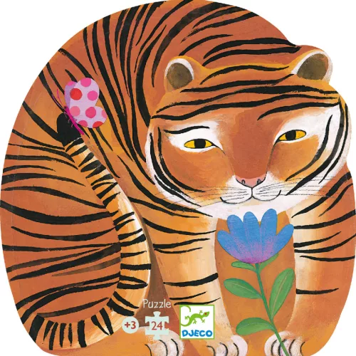 Djeco Formadobozos puzzle - A tigris sétája
