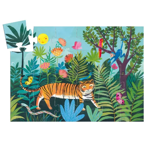 Djeco Formadobozos puzzle - A tigris sétája