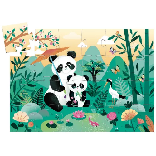 Djeco Formadobozos puzzle - Pici Panda Cuki